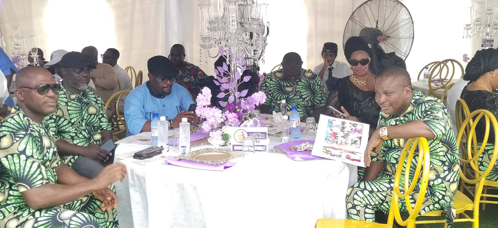 Final Farewell to a Respected Patriarch: Fred Agbedi Joins Bernard Kenebai to Celebrate 94 Years of Integrity and Service.