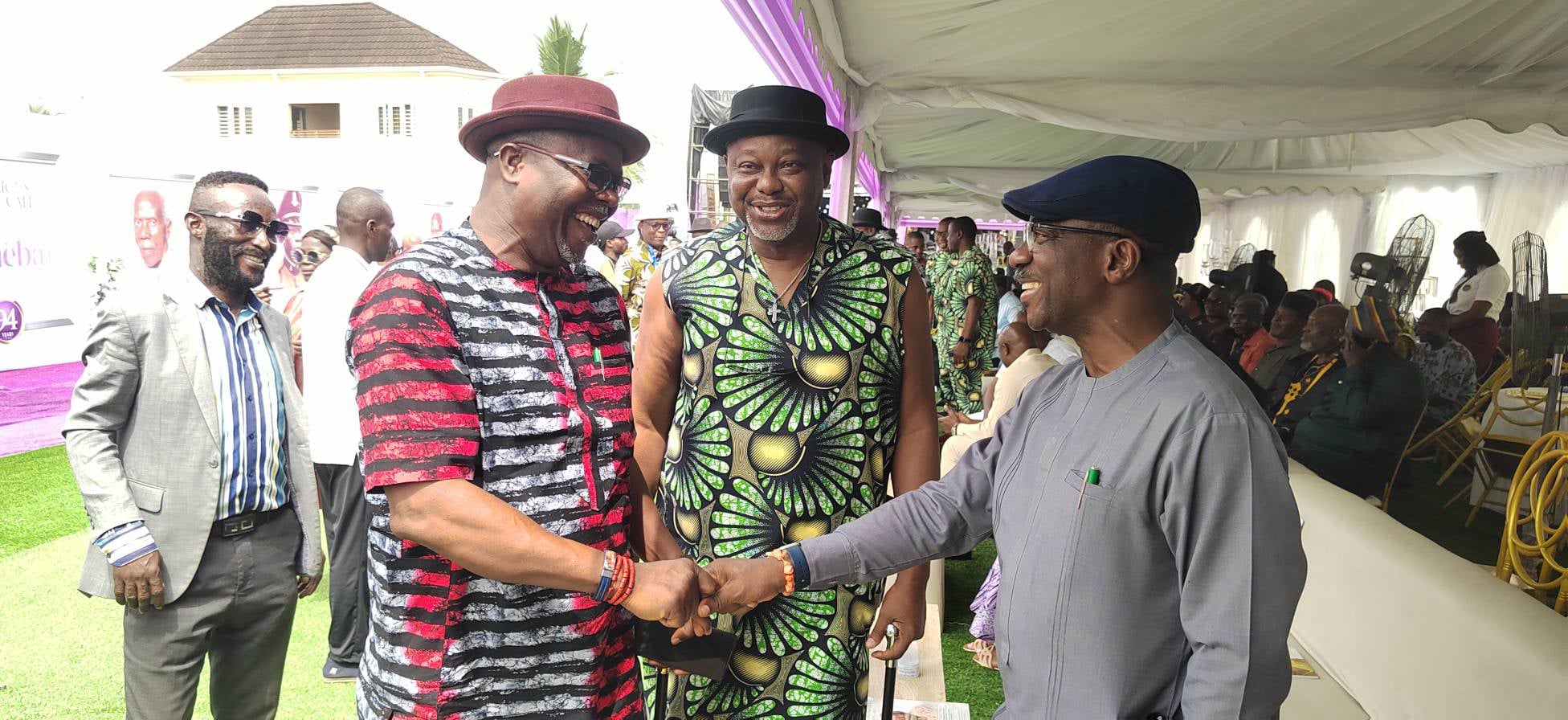 Final Farewell to a Respected Patriarch: Fred Agbedi Joins Bernard Kenebai to Celebrate 94 Years of Integrity and Service.