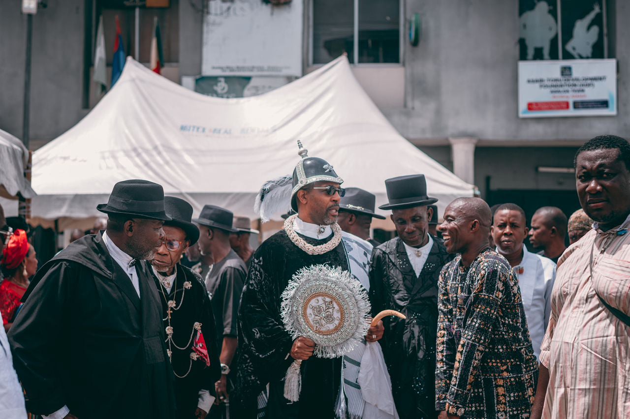 late Queen Florence T.J.T Princewill, wife of the late Amanyanabo of Kalabari Kingdom in Rivers  burial