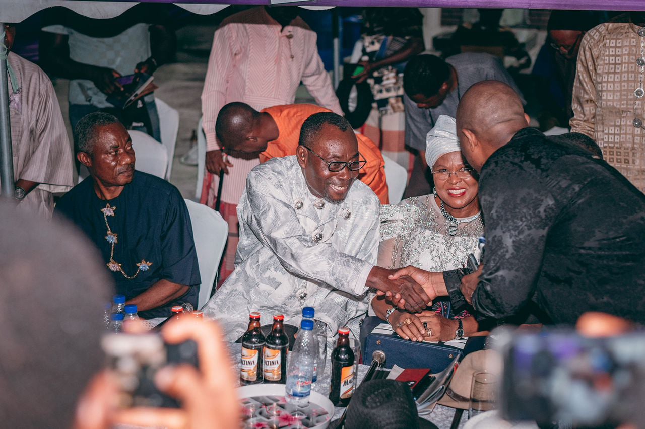 late Queen Florence T.J.T Princewill, wife of the late Amanyanabo of Kalabari Kingdom in Rivers  burial