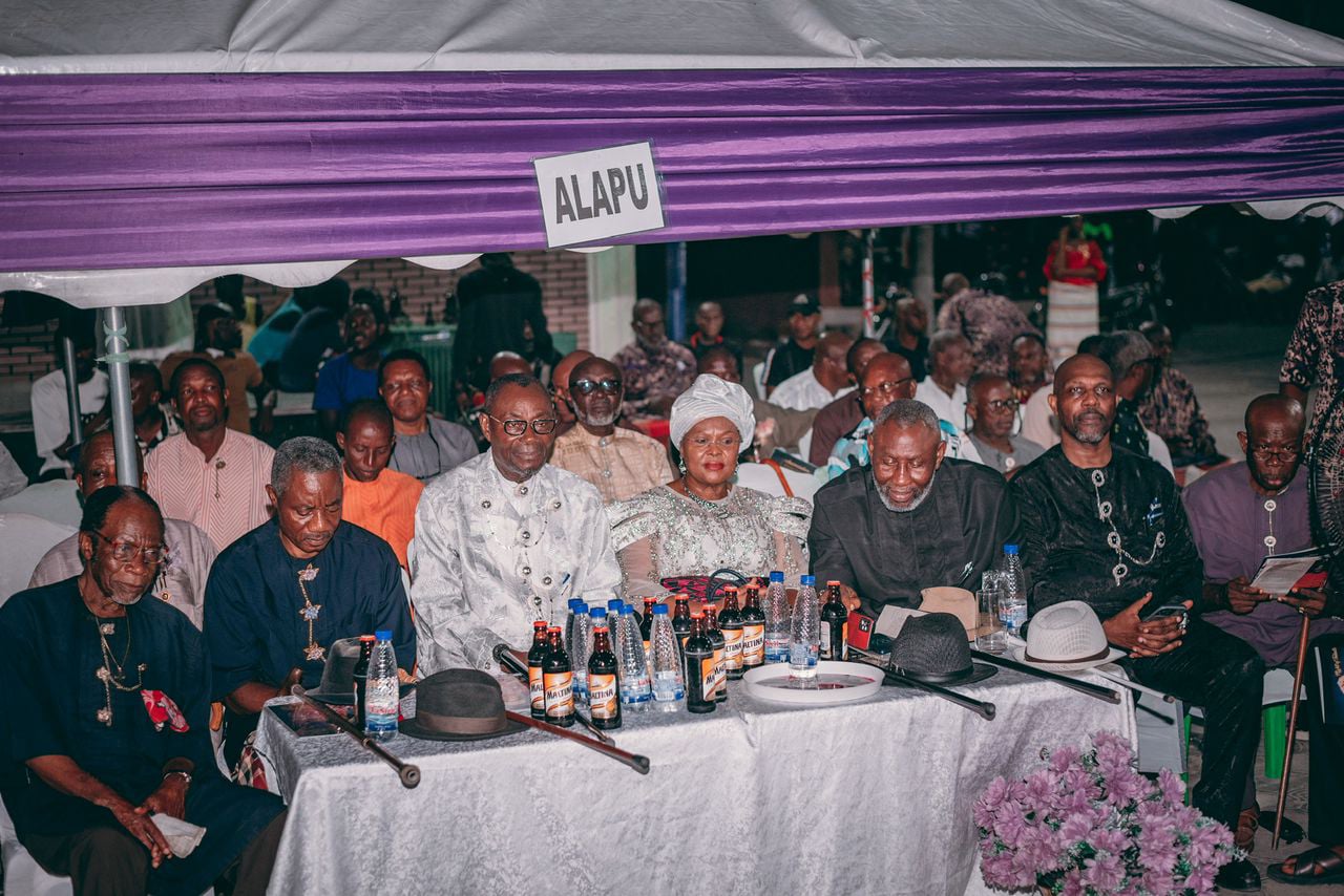 late Queen Florence T.J.T Princewill, wife of the late Amanyanabo of Kalabari Kingdom in Rivers  burial