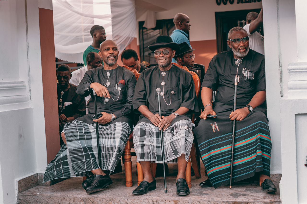 late Queen Florence T.J.T Princewill, wife of the late Amanyanabo of Kalabari Kingdom in Rivers  burial